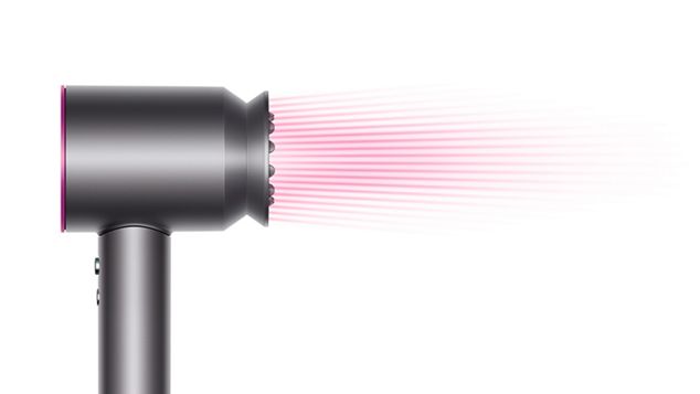 Dyson Supersonic hair dryer with Gentle air attachment