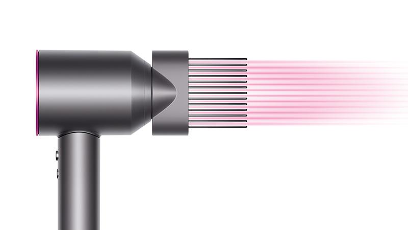 Dyson Supersonic hair dryer with Smoothing nozzle