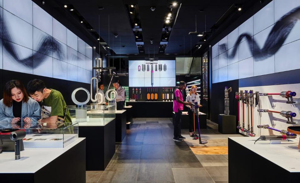 Inne i Dyson Demo Store