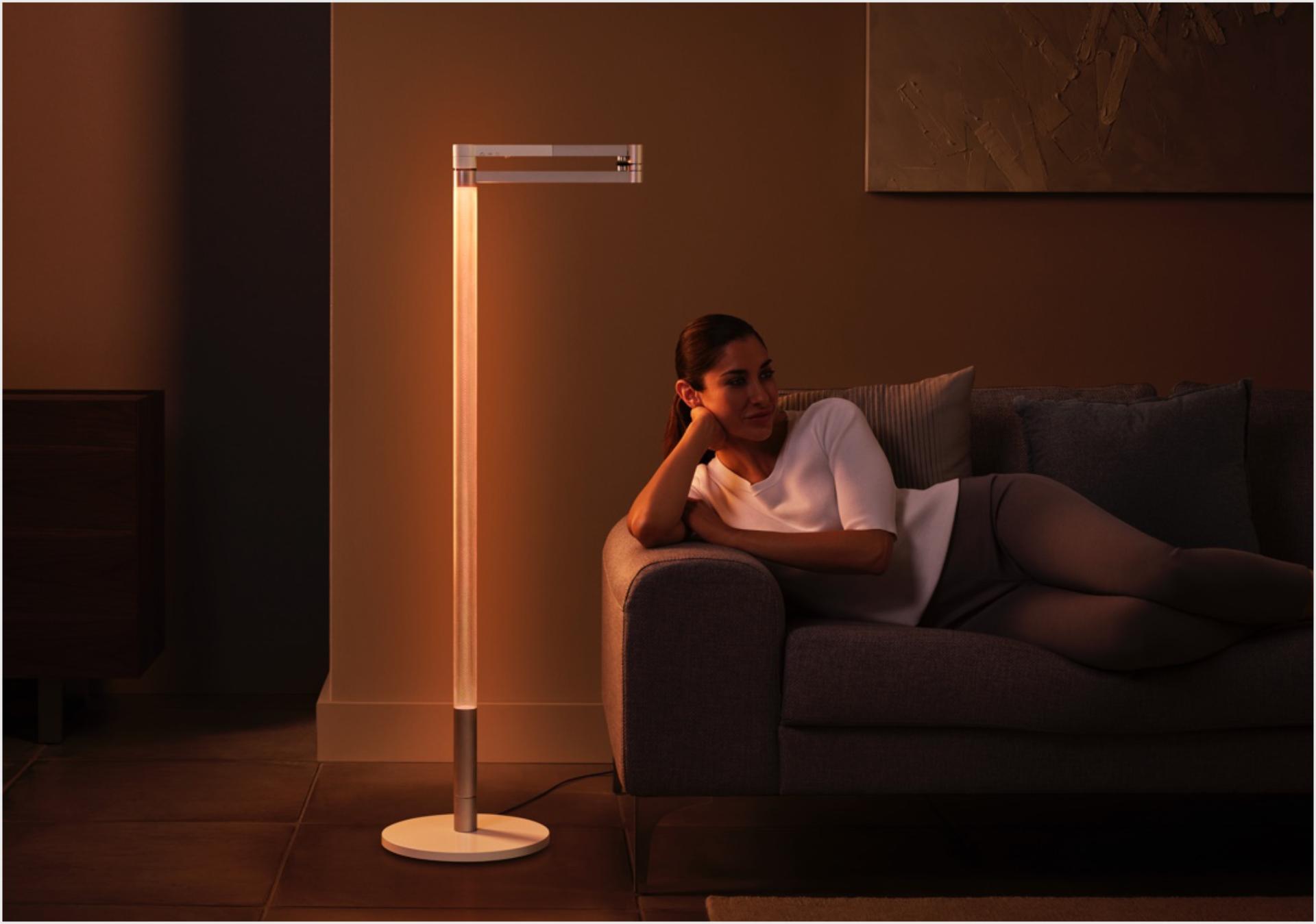 Dyson Lightcycle Morph™ light with illuminated stem