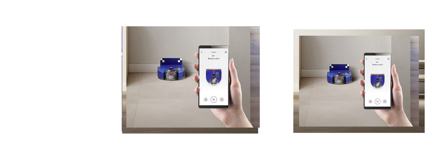 アプリで操作するダイソンのロボット掃除機「Dyson 360 Vis Nav アプリで操作するダイソンのロボット掃除機「Dyson 360 Vis Nav