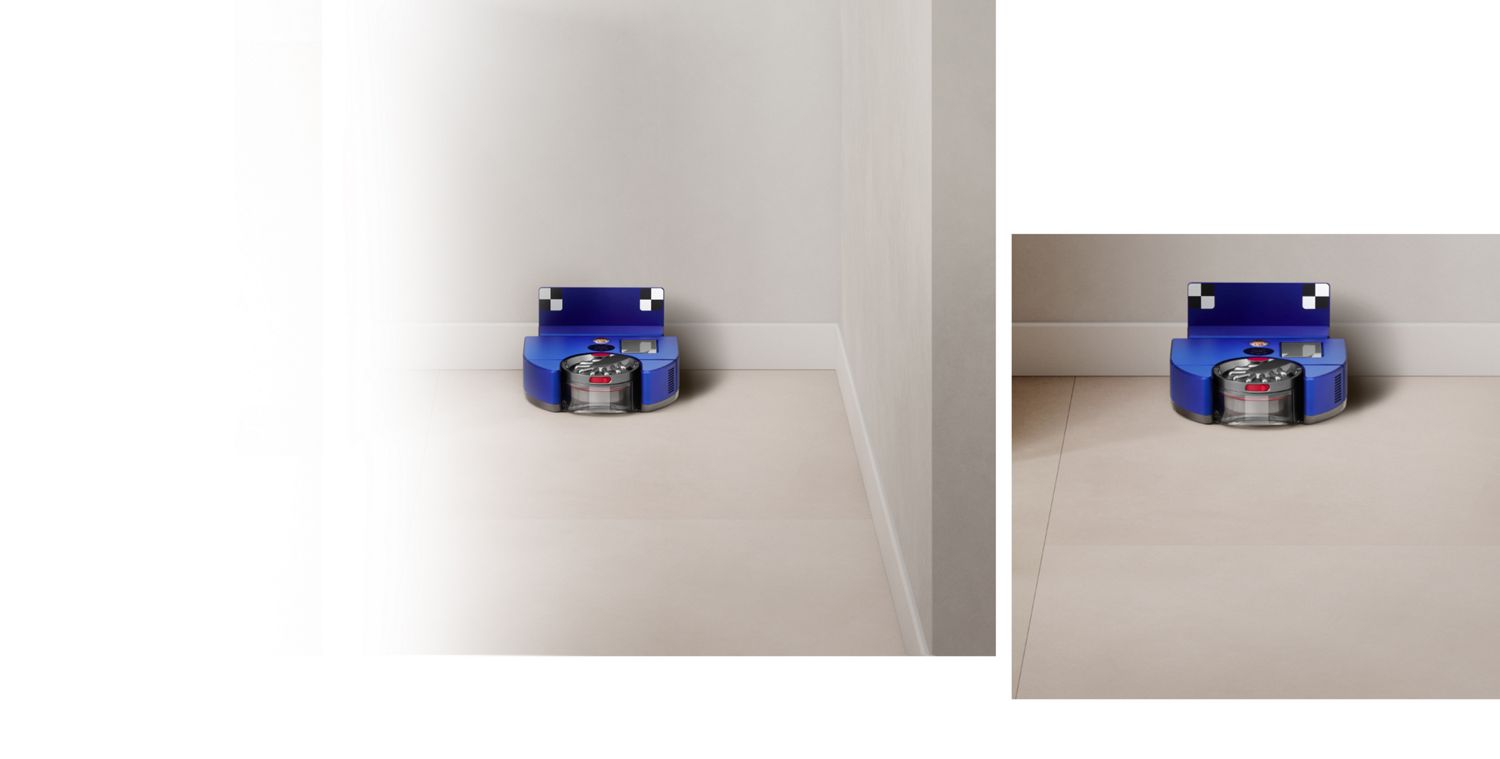 Dyson 360 Vis Nav robot vacuum on the charging dock