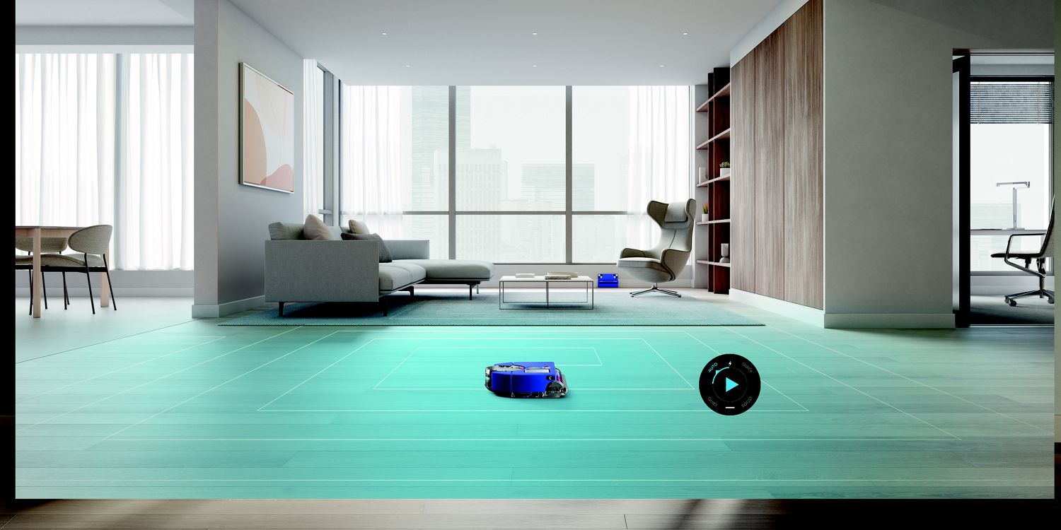 The robot vacuum cleaning multiple floor types