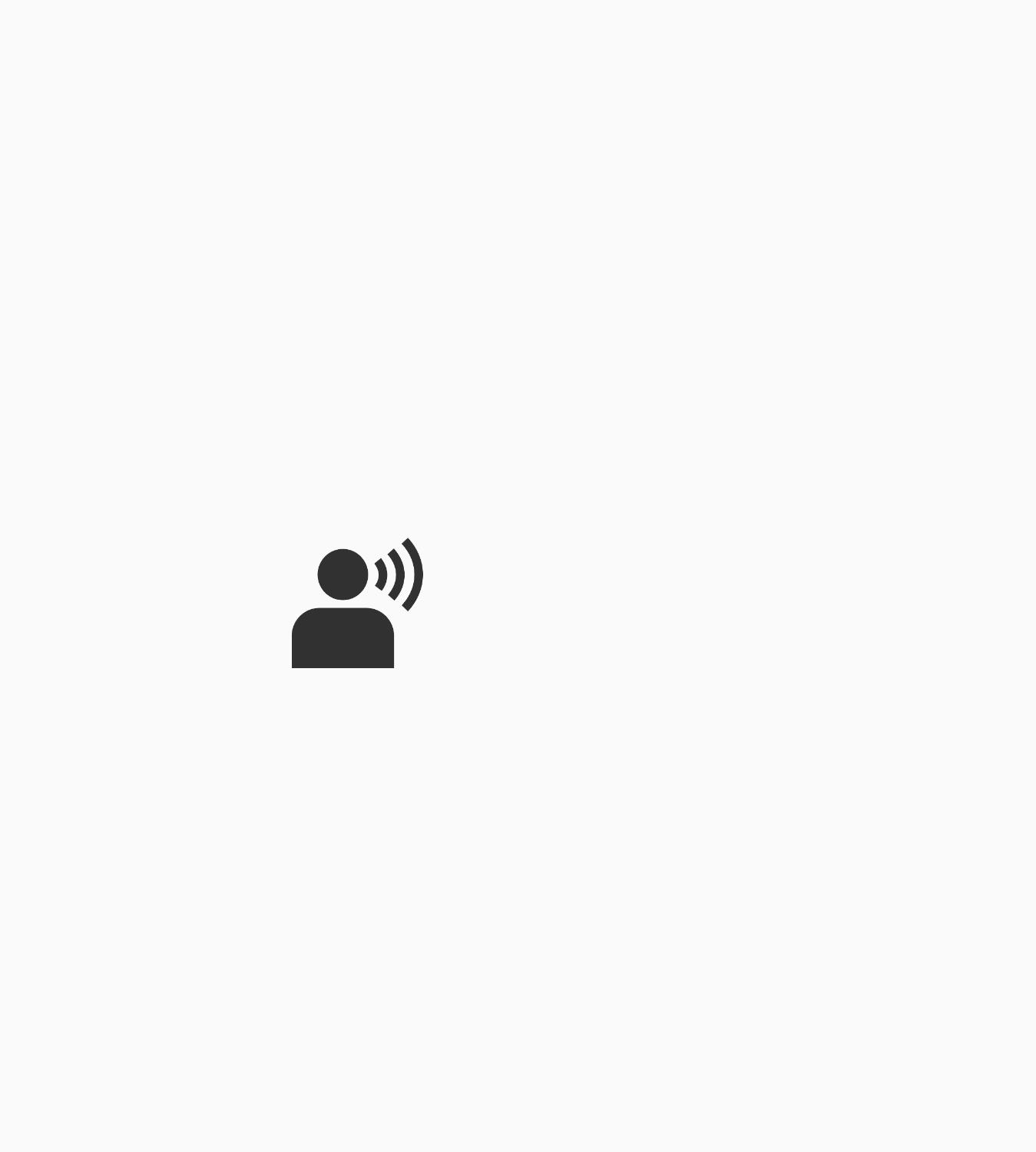 Voice control icon