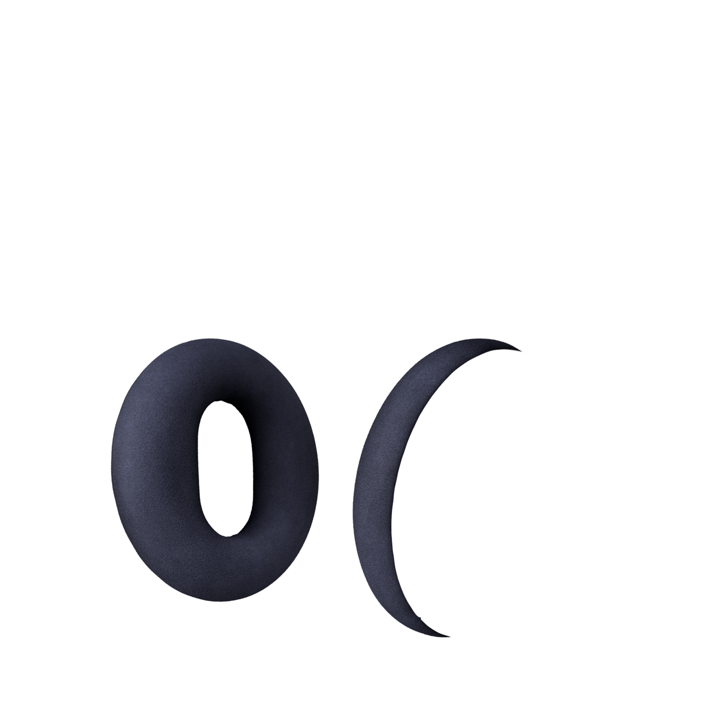 Prussian Blue ear cushions