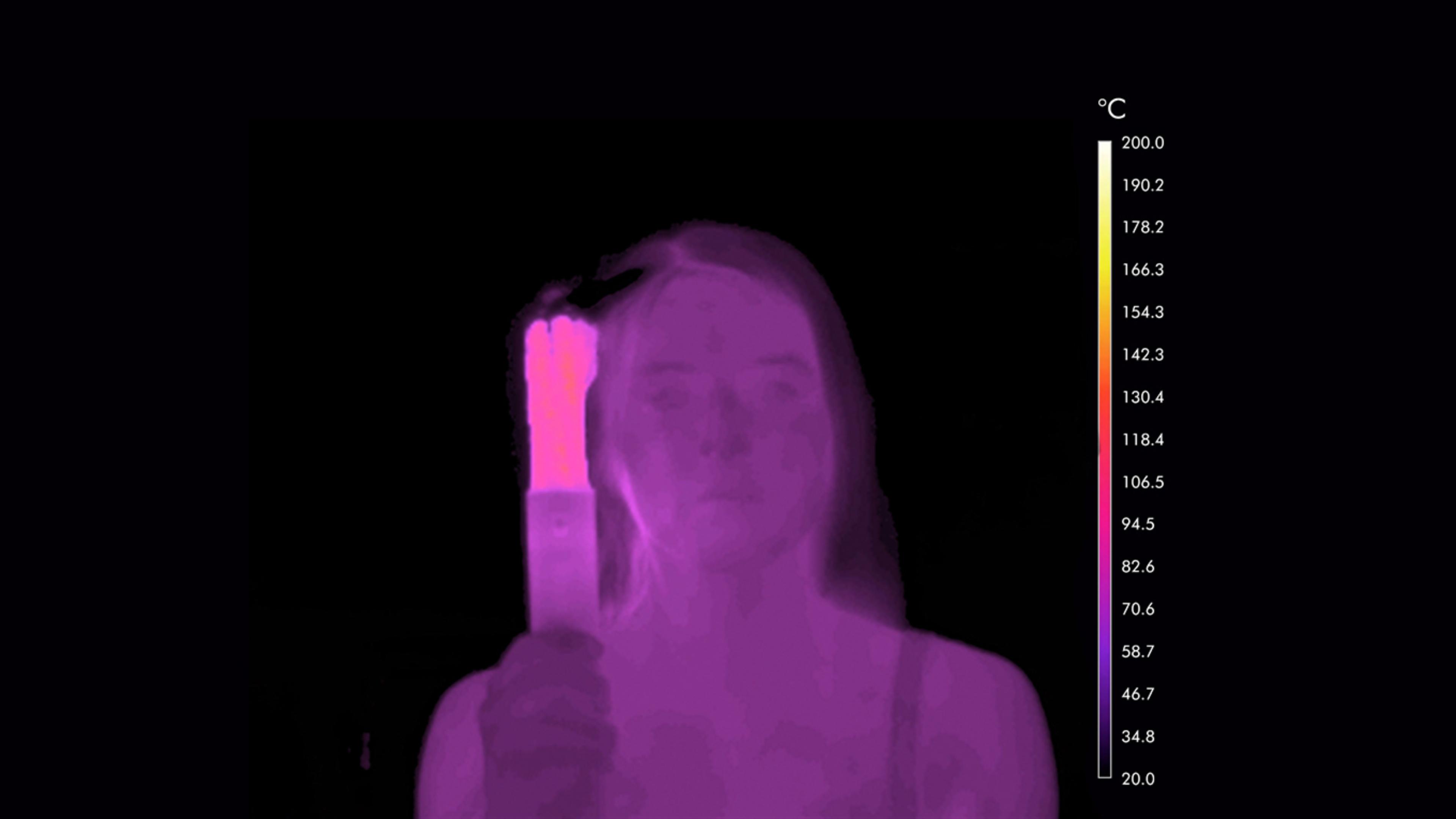 X-ray light diagram of Intelligent Heat Control