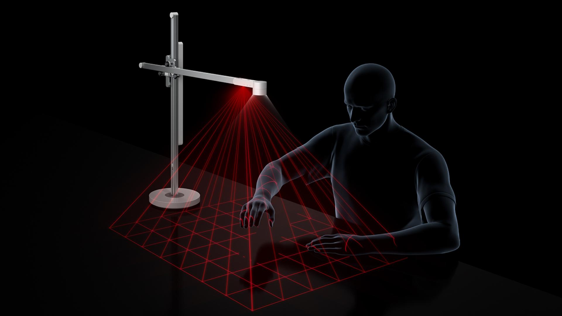 Gráfico de alta tecnología de sensor infrarrojo