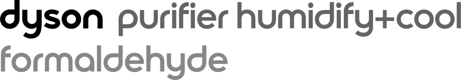 Logo Dyson Purifier Humidify+Cool Formaldehyde