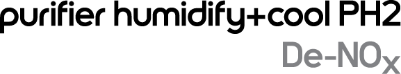 purifier humidify+cool PH2 De-NOx logo