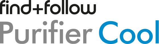 Dyson Find+Follow Purifier Cool logo.