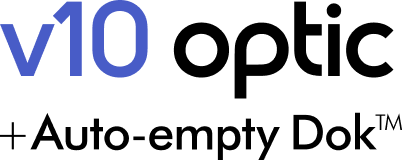Dyson V10 Optic logo.