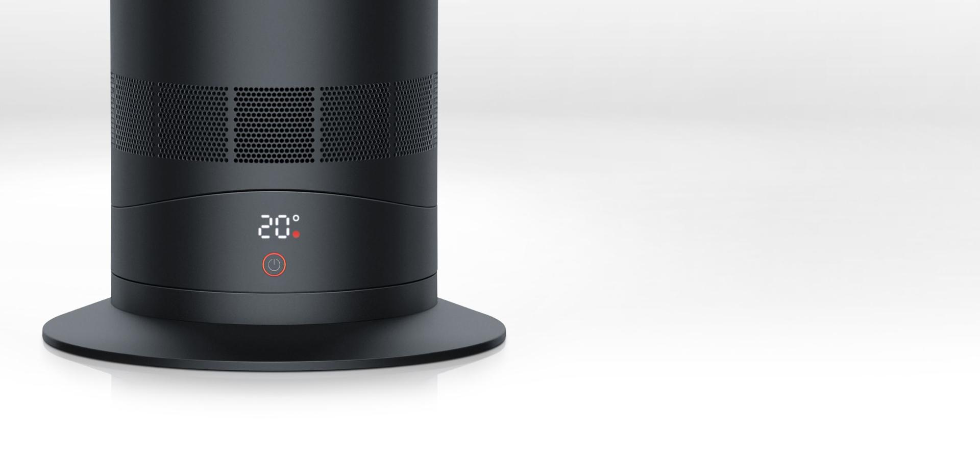 Temperature display close-up