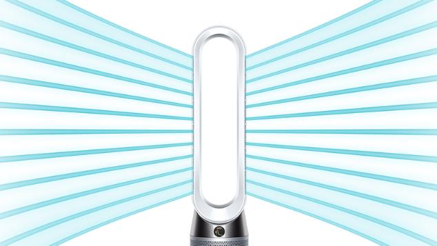 ××¡× × ×וויר ו××וורר â„¢Dyson Pure Cool ××–×¨×™× ×–×¨× ×וויר ×—××§ ועוצ×תי ××× ×—×‘×˜×•×ª רוח