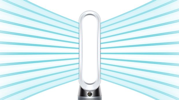Dyson Pure Cool projects powerful airflow