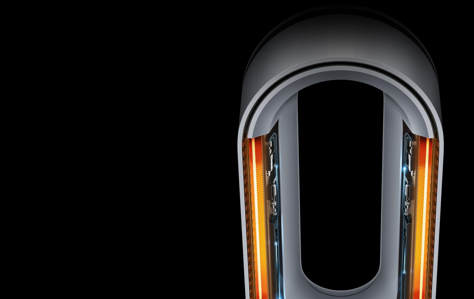 Inner workings of the Dyson Pure Hot+Cool purifier