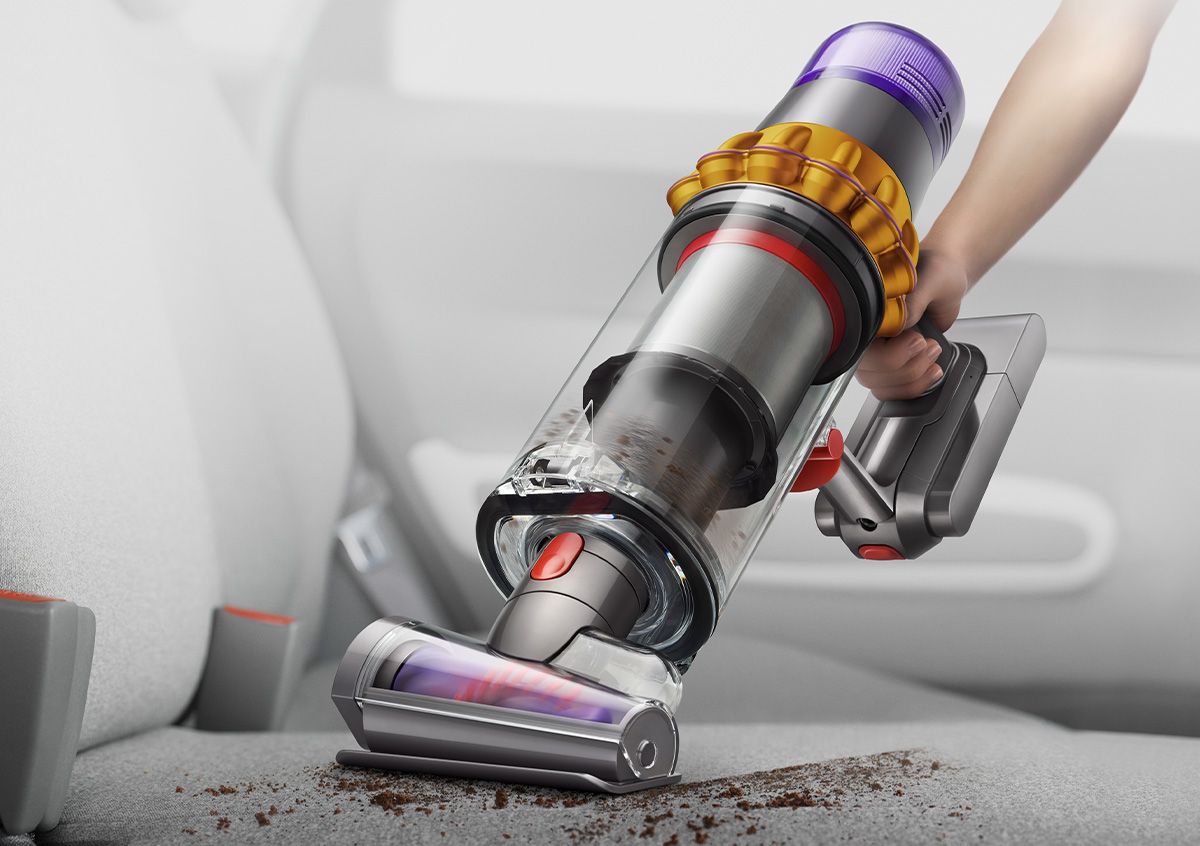  Dyson V15 als Kruimeldief