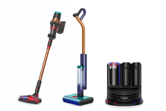 Image of Dyson floorcare machines.