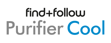 Dyson Find+Follow Purifier Cool logo.