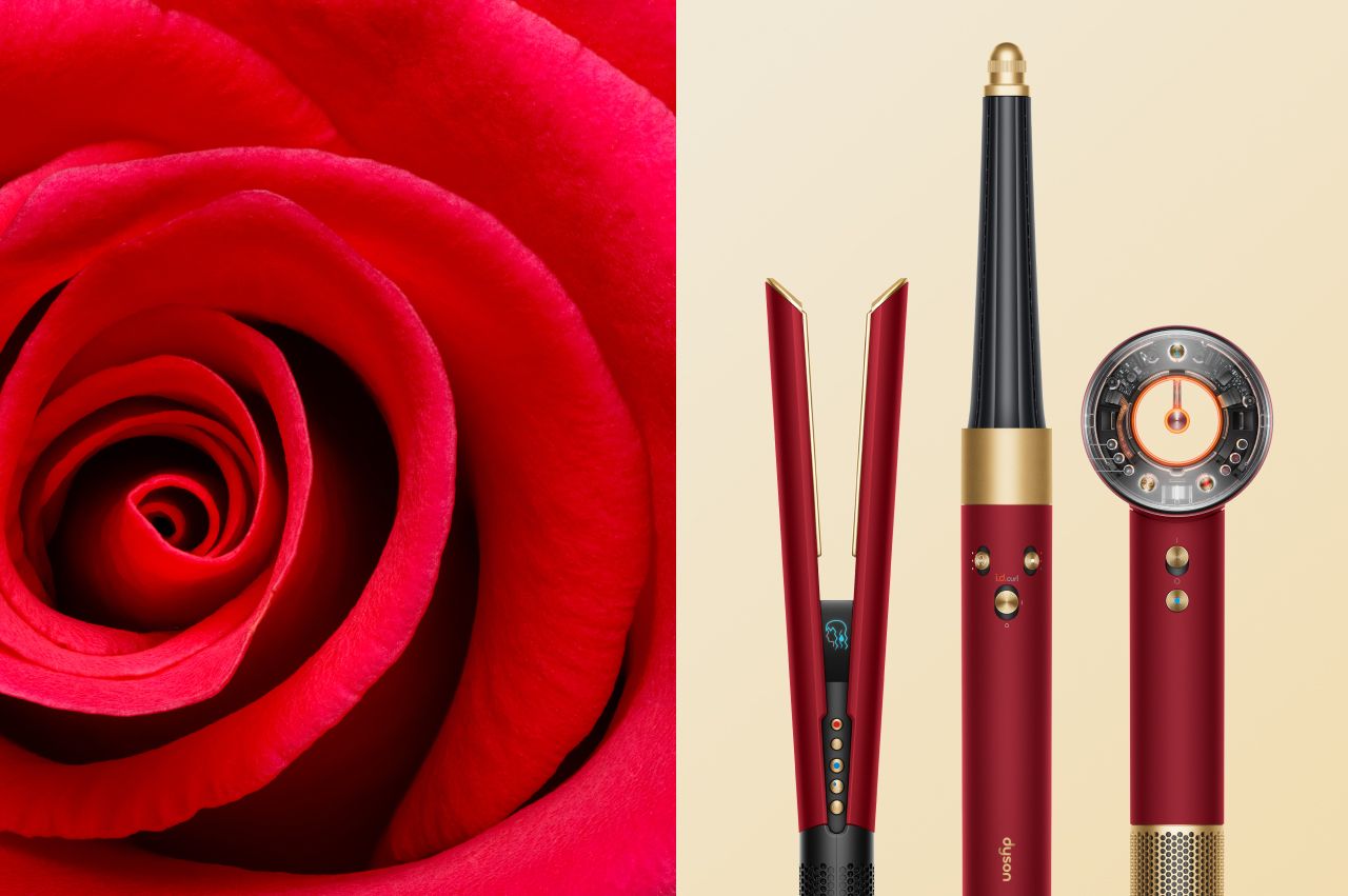 In classic Red velvet and gold for the perfect gift this Valentine's Day.
