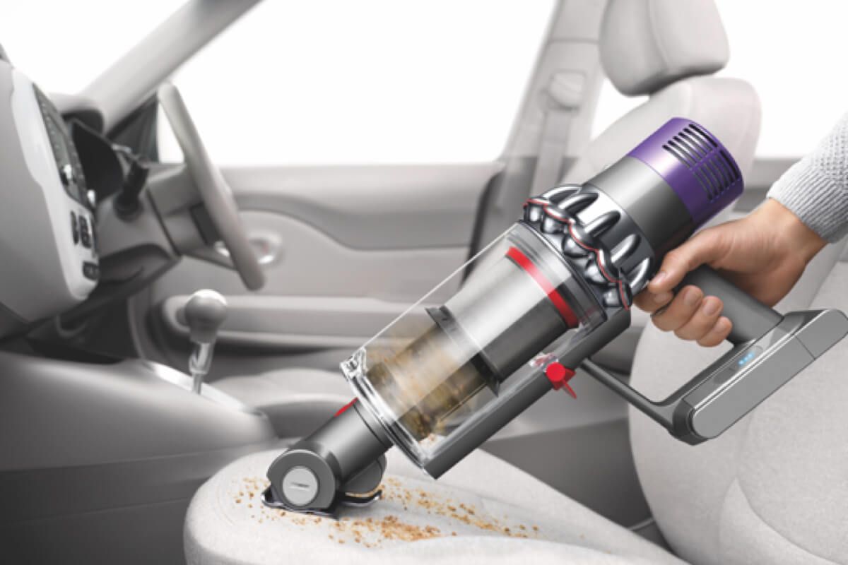 Dyson vacuum store car