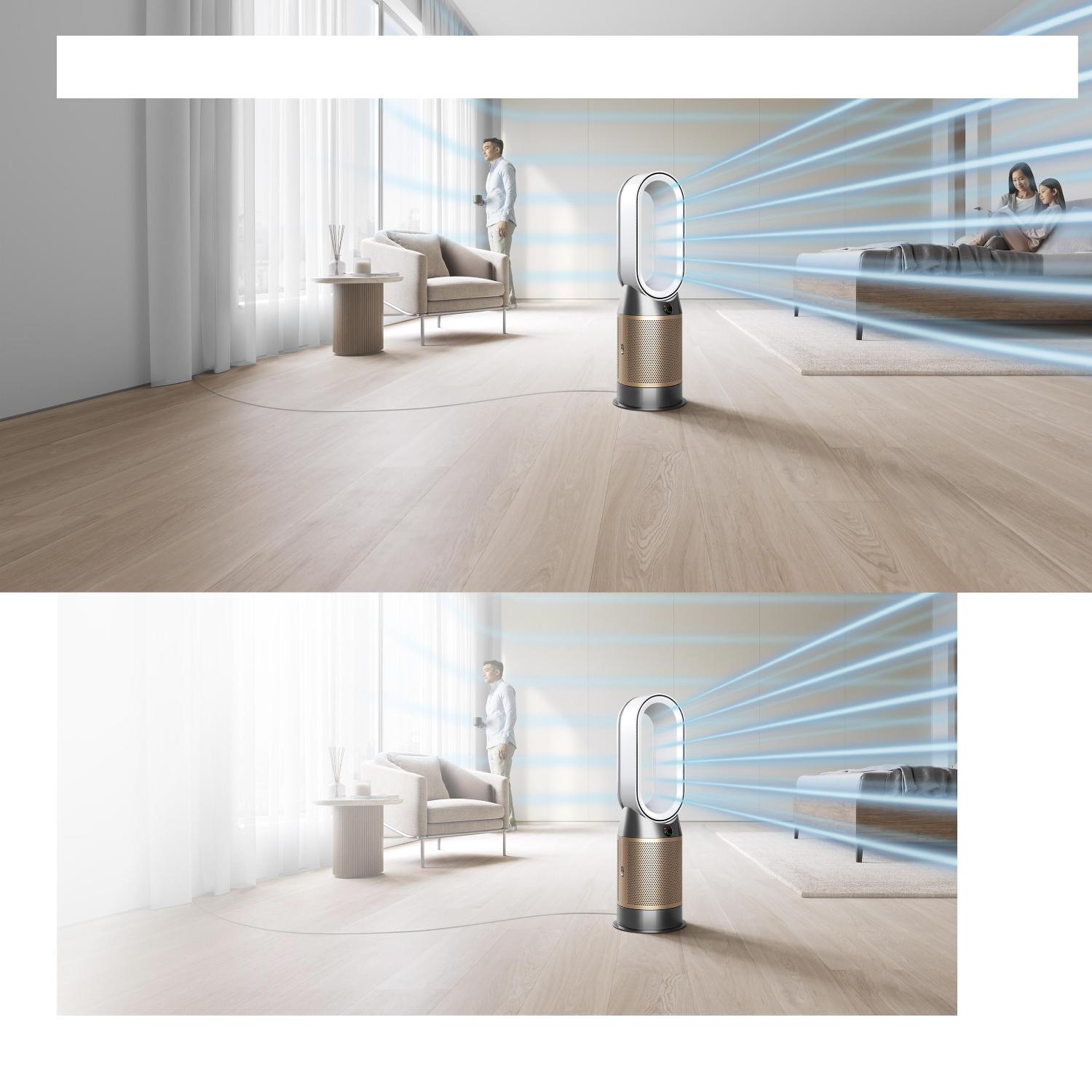 Dyson purifier in a room