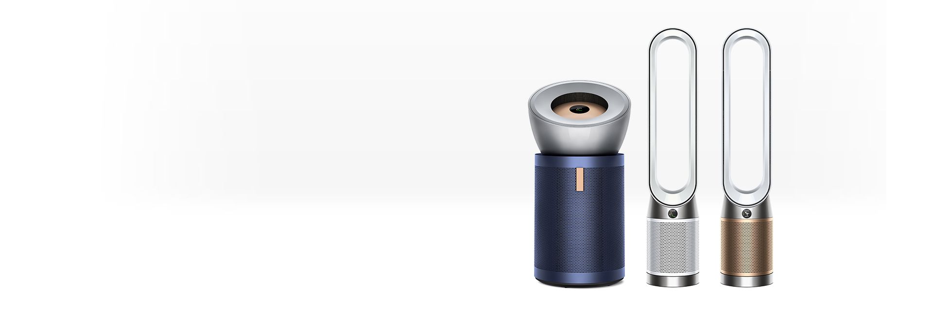 Dyson Purifier range with TP01, HP01 and PH01