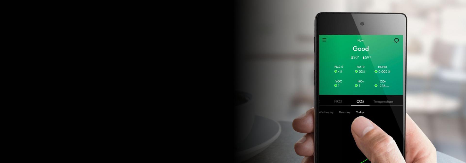 Bir telefon ekranında MyDyson uygulaması.