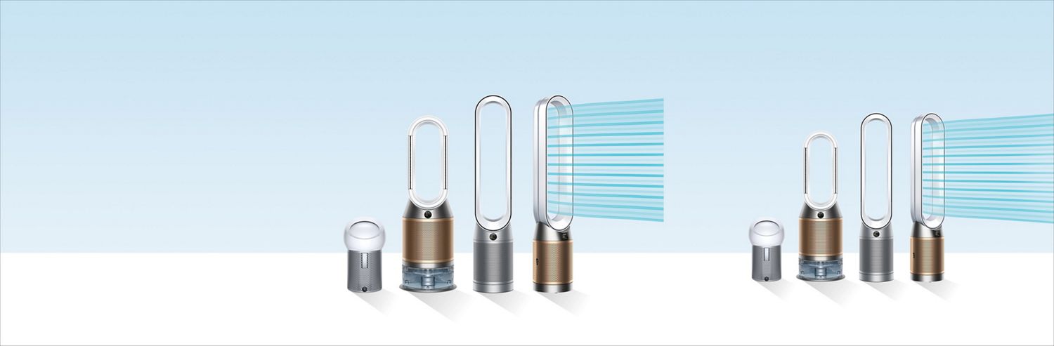 Verkoeling van de Dyson Purifier Cool luchtreinigingsventilatoren