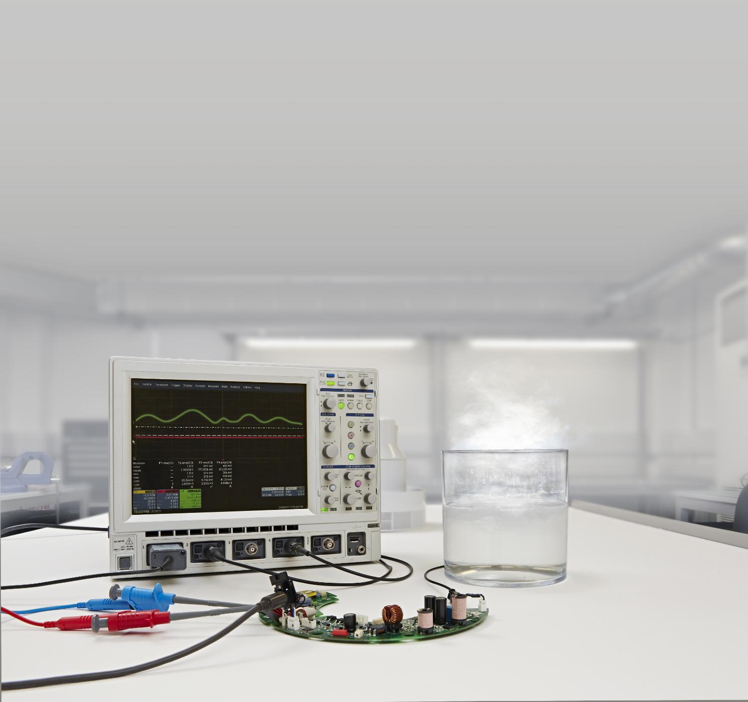 Water testing in laboratory
