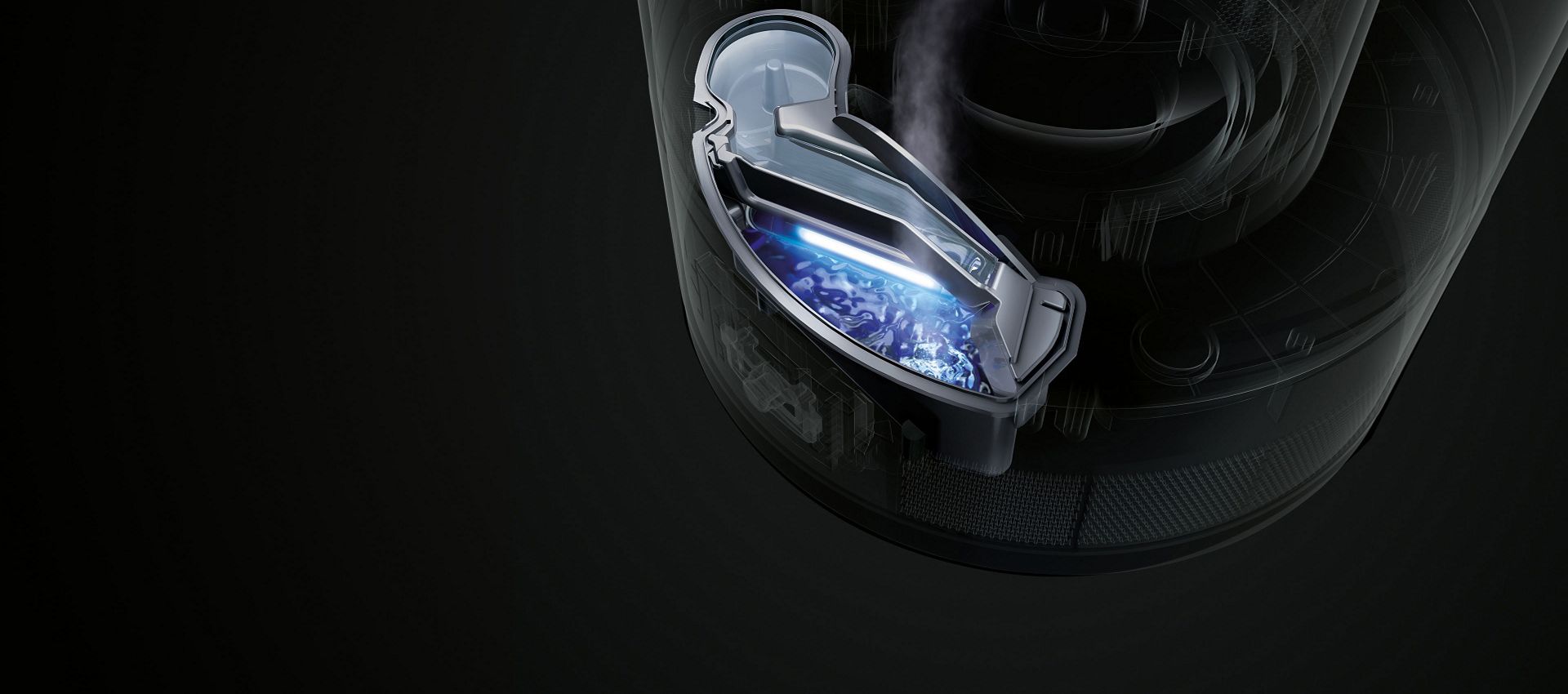 Explorer l’intérieur de l’humidificateur Dyson