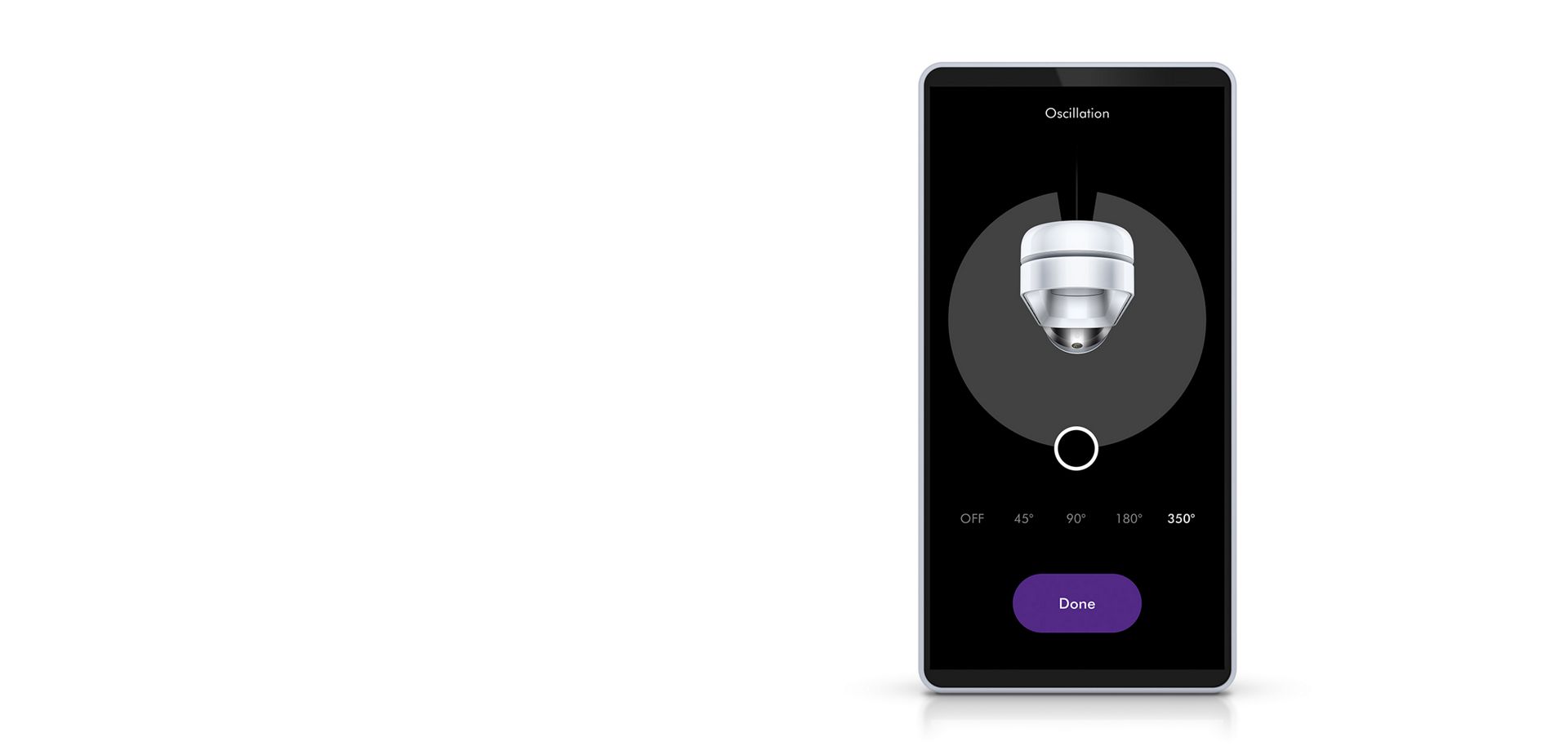 Dyson Pure Cool Link app oscillate around your room