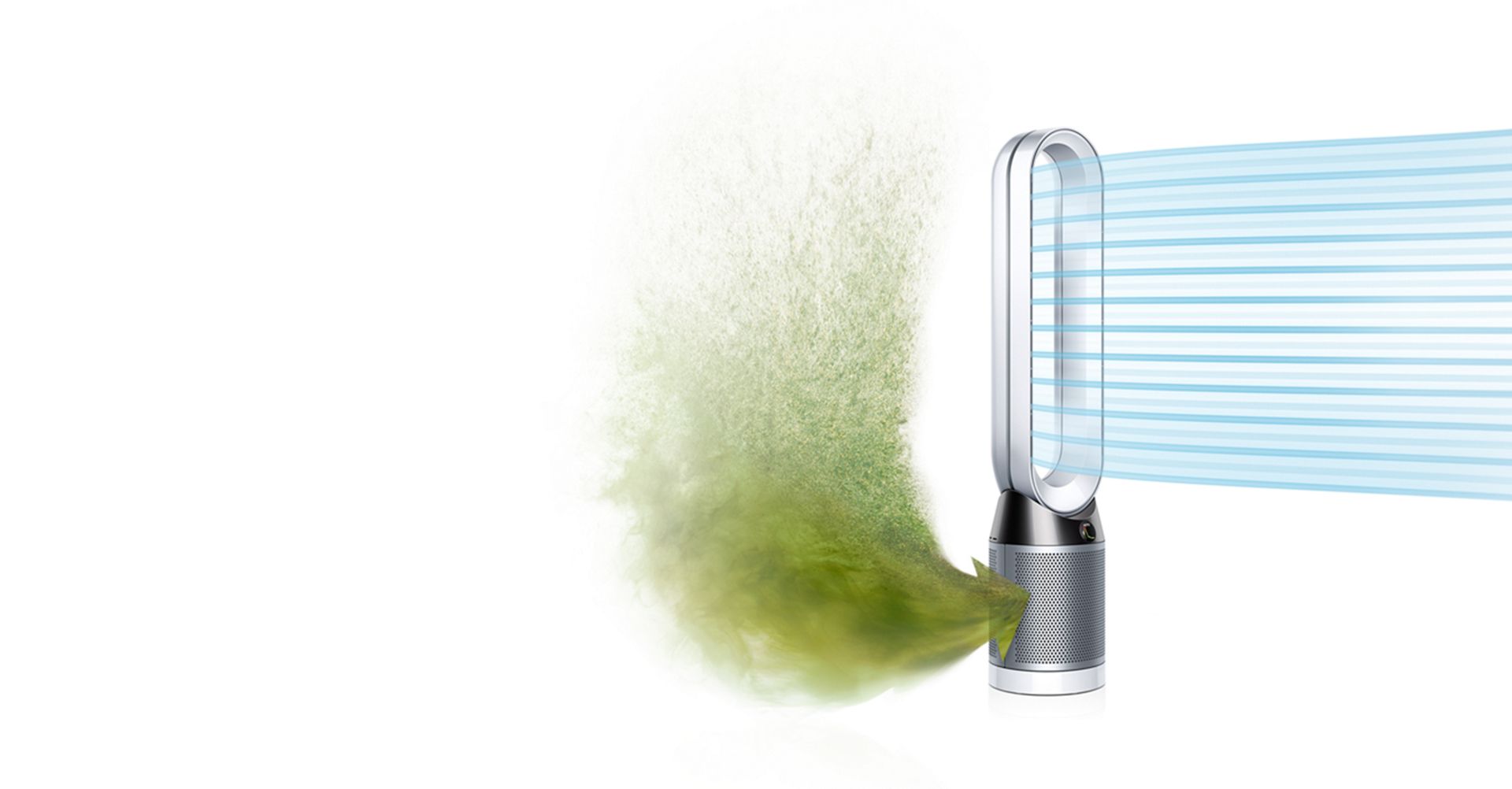 Dyson pure cool air purifying fan cleaning air