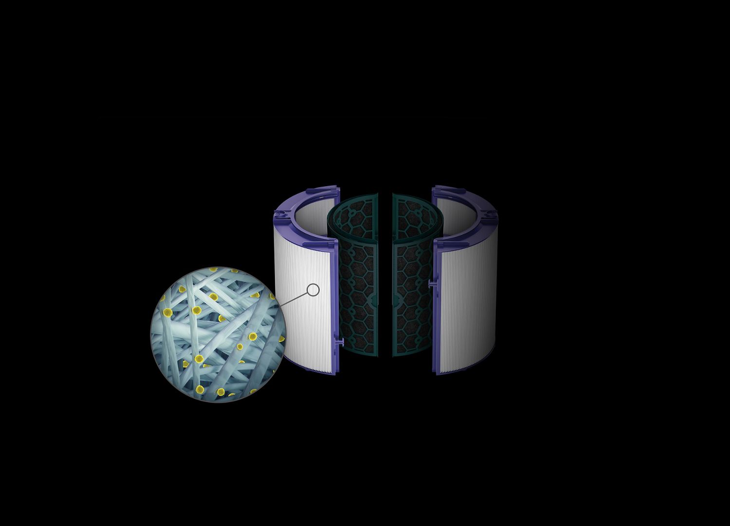 Laskostetut mikrokuidut 