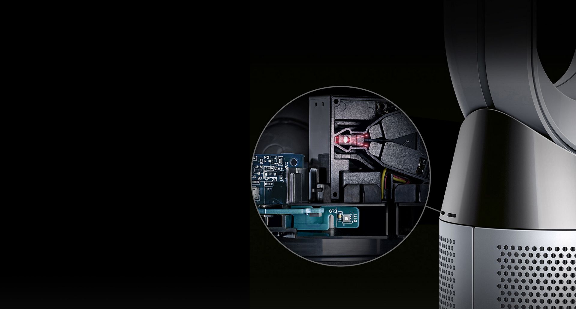Dyson Pure Cool sensor close up