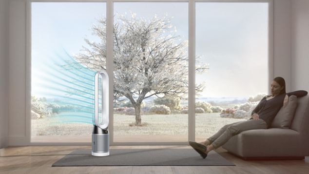 Dyson Pure Cool air purifying tower fan draught free diffused mode