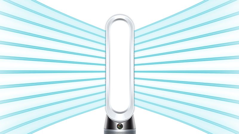 Refurbished Pure Cool Purifying Tower Fan TP04 (White/Silver)