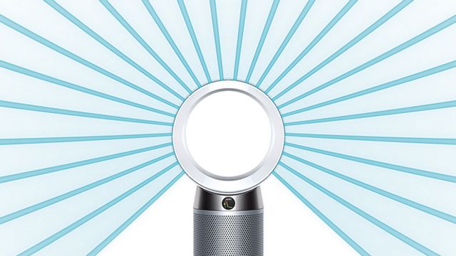 Pure Cool Purifying Desk Fan Dp04 White Silver Dyson