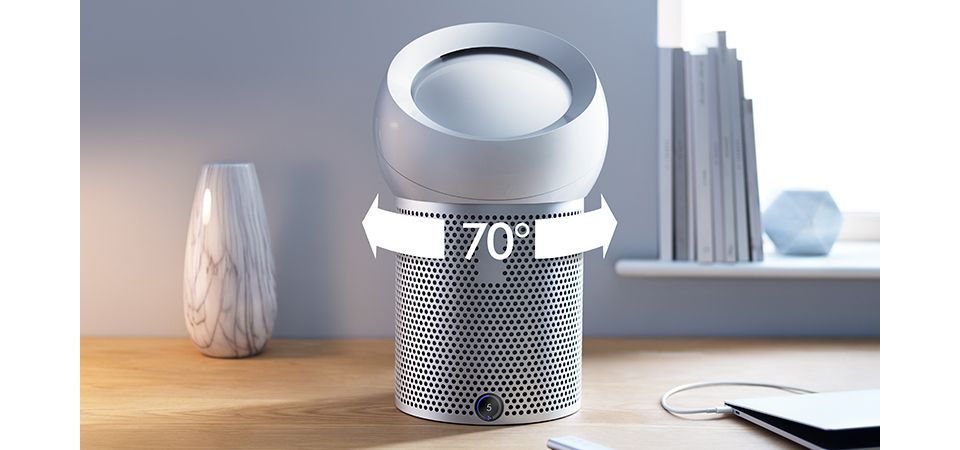 Dyson Pure Cool Me™ 70°-Drehbewegung