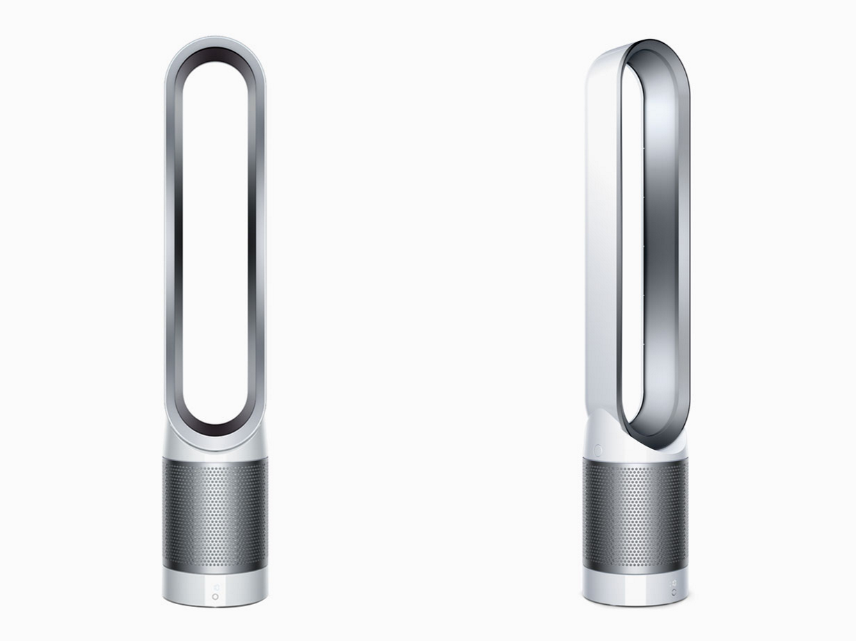 Dyson Pure Cool Link™ tower purifier Dyson Pure Cool Link™ tower purifier front and side profile