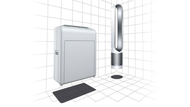 Dyson Pure Cool™ 空気清浄機能付タワーファン アイアン／サテンブルー 