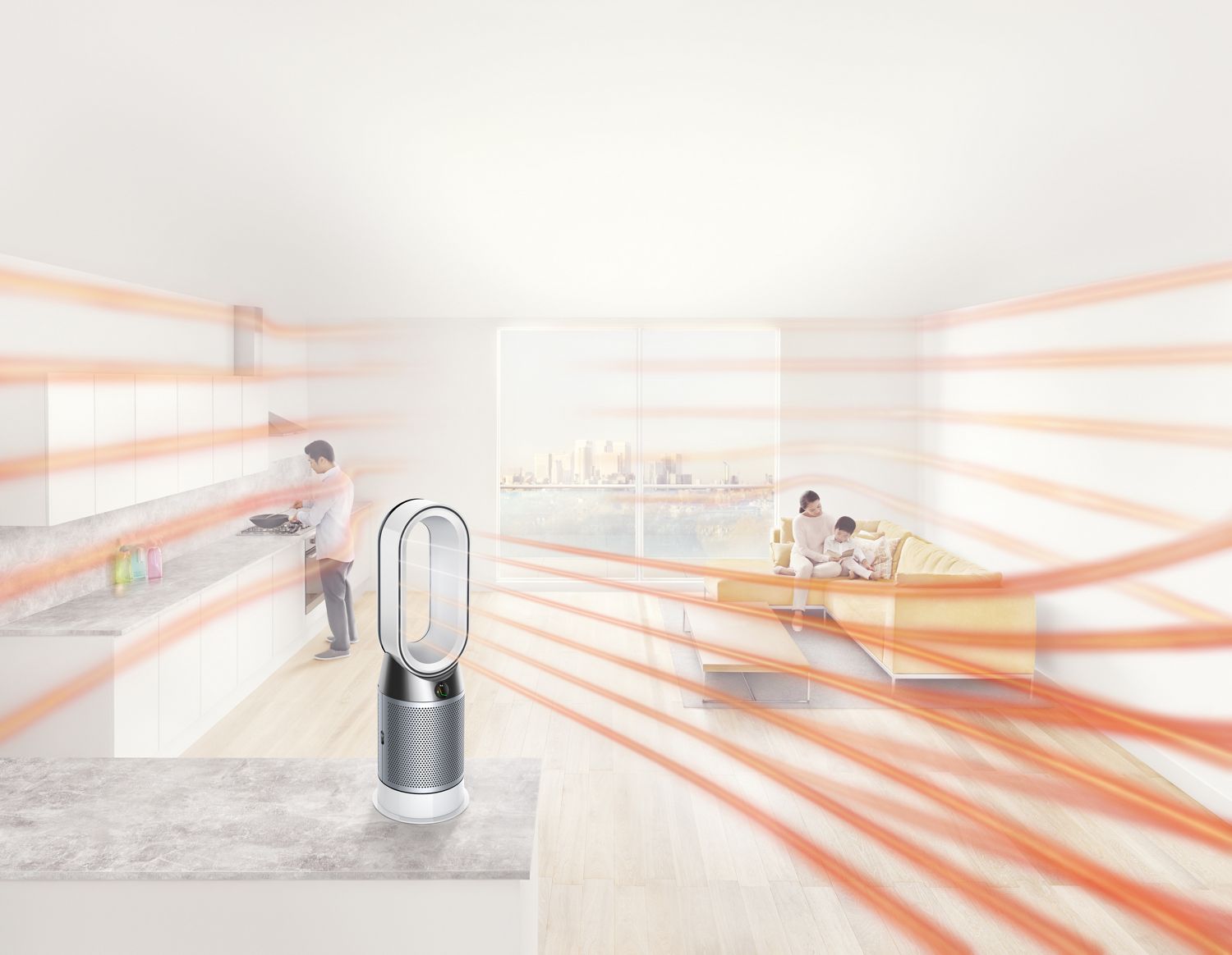 Dyson Pure Hot+Cool Purifier Fan Heater - Indoor Air Pollution | Dyson