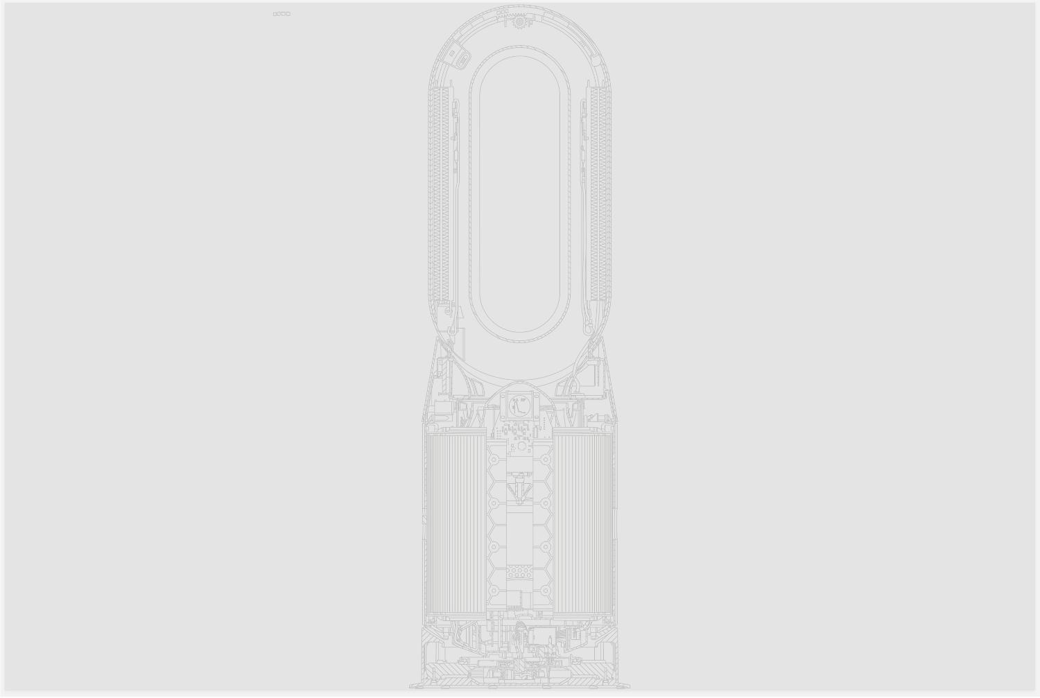 Diagram of Dyson purifier