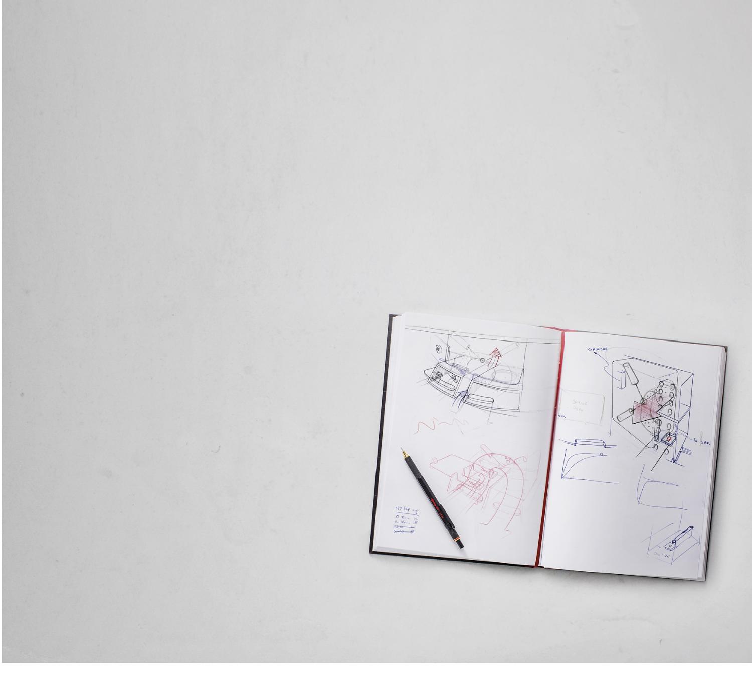 Dyson engineer sketch book