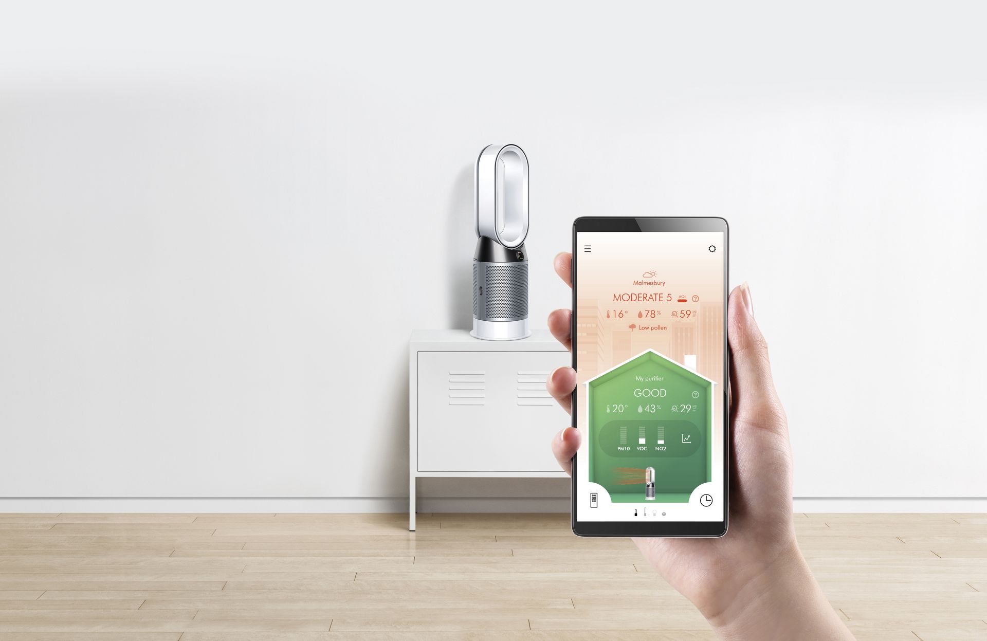  Dyson Link app for controlling Dyson air purifiers