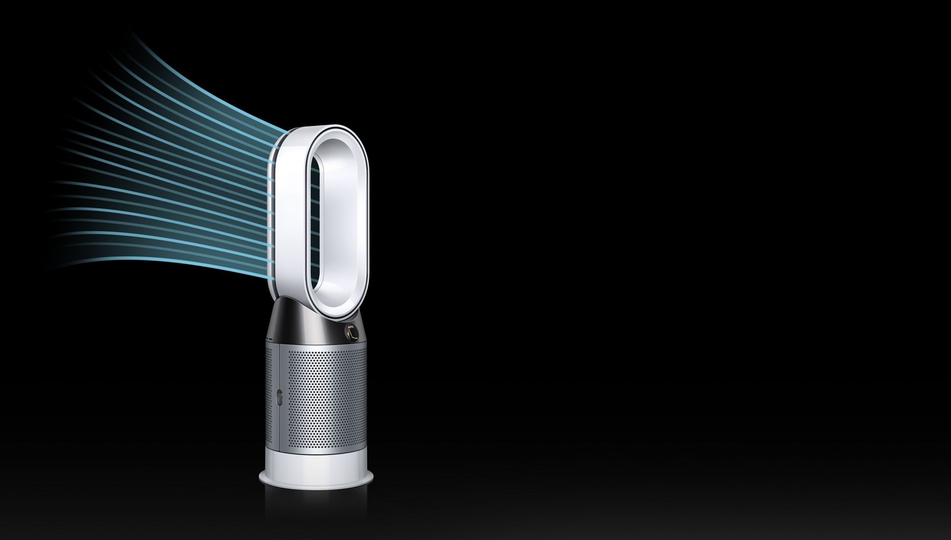 Dyson Pure Hot+Cool air purifier on diffused mode