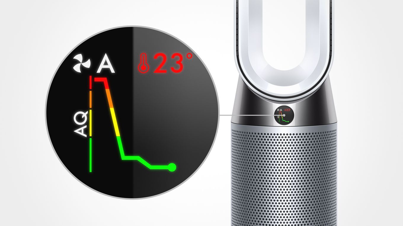 Dyson Pure Hot+Cool™ luchtreinigingsventilator wit | Dyson.nl