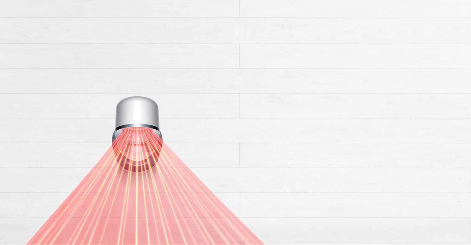 Dyson Pure Hot+Cool Link™ purifier airflow schematic