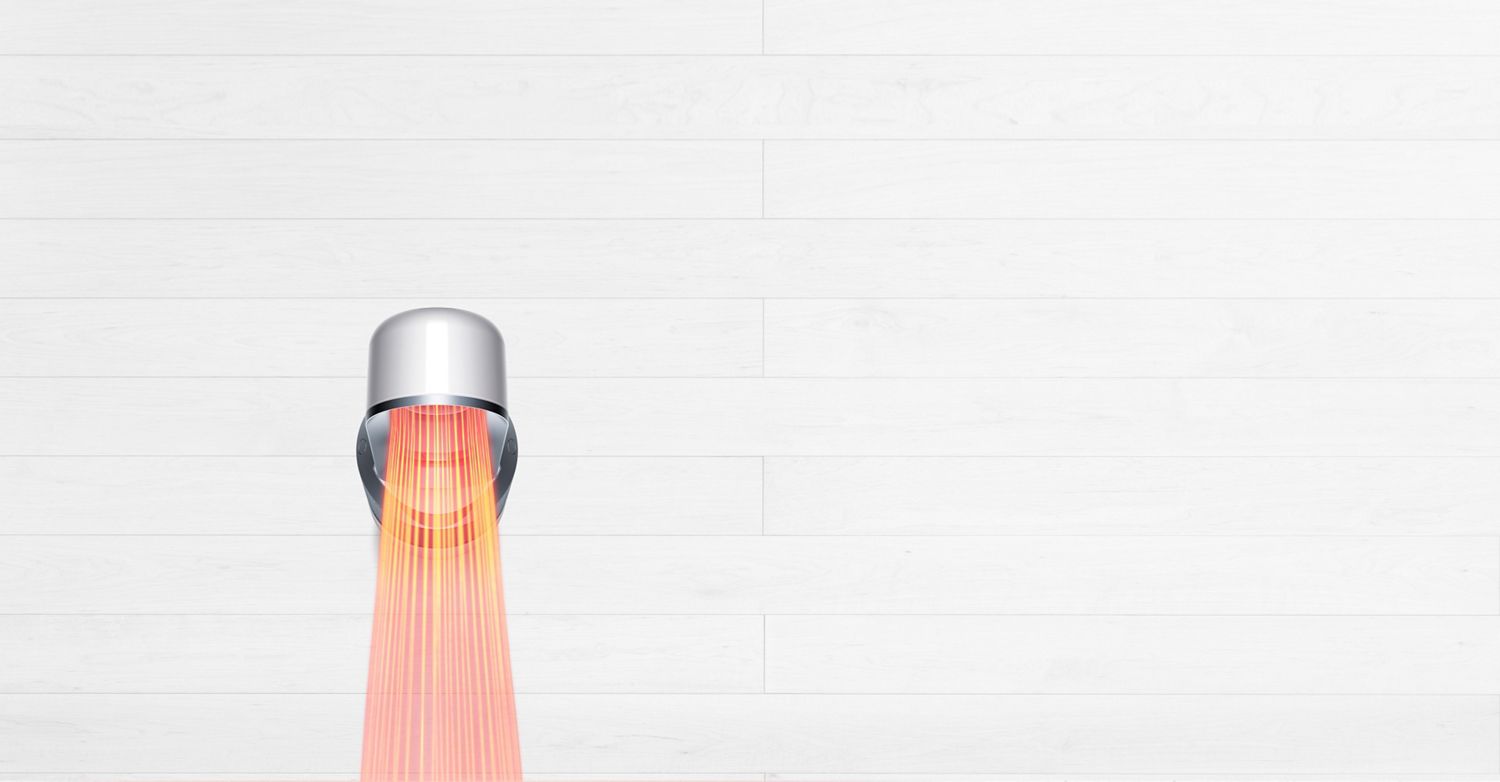 Dyson Pure Hot+Cool Link™ purifier airflow schematic