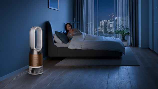 Dyson purifier humidifer in Night mode 