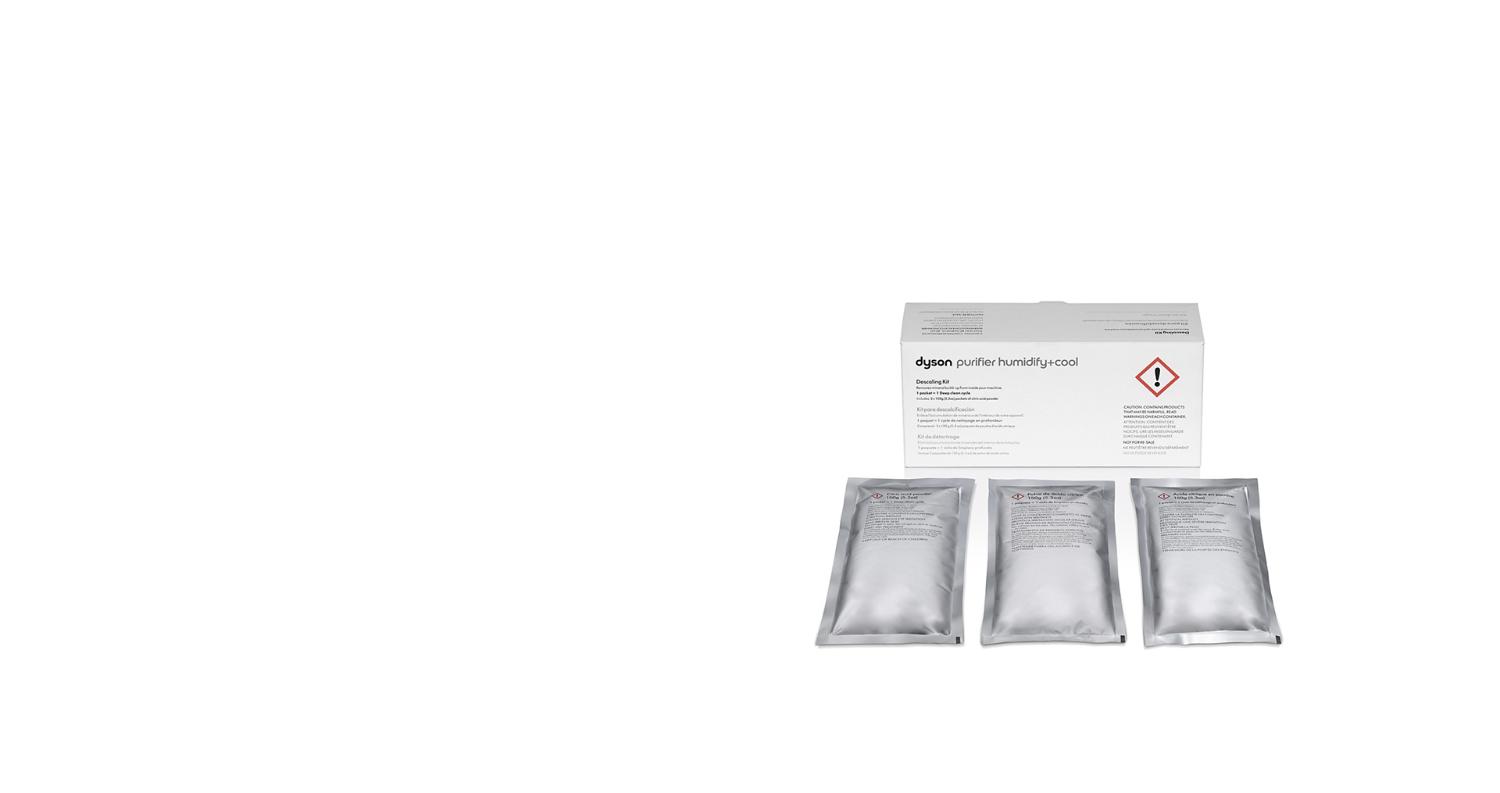The Descaling kit and three sachets of product included.